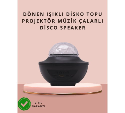Sesle Aktive Olabilen Uzaktan Kumandalı Ayarlanabilir Galaxy Gece Lambası