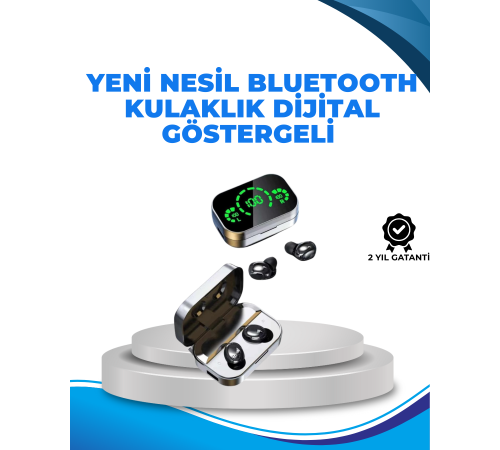 Gürültü Engelleyici Bluetooth Kulaklık – Akıllı Ekranlı, HiFi Ses Kalitesi