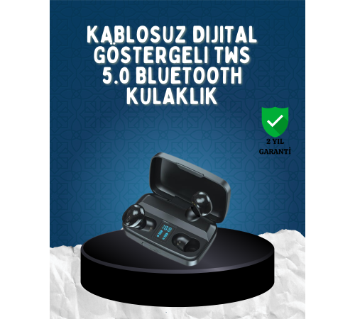 Bluetooth V5.0 Teknolojili Parmak Dokunmatik Kontrol Kulaklık Seti