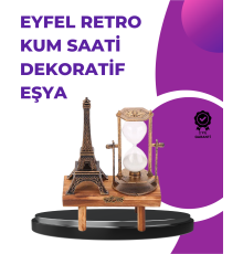Ev, Ofis ve Kafeler İçin Retro Ahşap Kum Saati Dekorasyonu