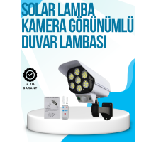 Kablosuz, Güneş Paneliyle Şarj Olan Dış Mekan Lambası – 8-10 Saat Aydınlatma Süresi