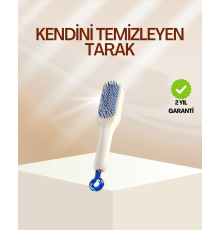 Pratik Mekanizmalı Saç Tarağı – Kendi Kendini Temizler, Taşınabilir
