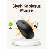 Kablosuz Sessiz Mouse – Ayarlanabilir DPI ve USB Bağlantılı
