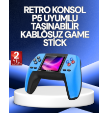 P5 Retro GamePad | 520 Klasik Oyunlu Mini Oyun Konsolu
