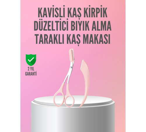 Kaş ve Kirpik Şekillendirme İçin Yüz Bakım Makası