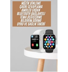 1.83 İnç Akıllı Saat Android ve İOS Uyumlu Çağrı Cevaplayabilen Adımsayar GPS Takibi