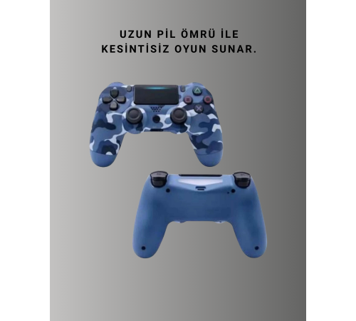 Uzun Pil Ömürlü Oyun Kolu – USB ile Hızlı Şarj Desteği