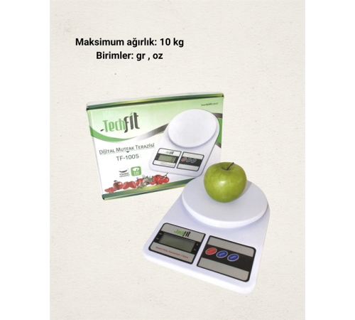 10 Kg Kapasiteli LCD Ekranlı Dijital Mutfak Tartıs