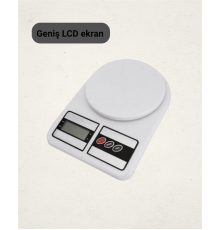 10 Kg Kapasiteli LCD Ekranlı Dijital Mutfak Tartıs