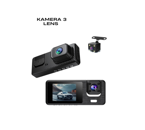 1080P 3 Kameralı Araç DVR -Q301