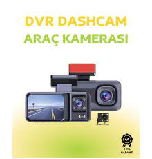 1080p Ön, 720p Arka ve İç Kamera ile %100 Kapsama – Gece Görüşlü Araç Kamerası