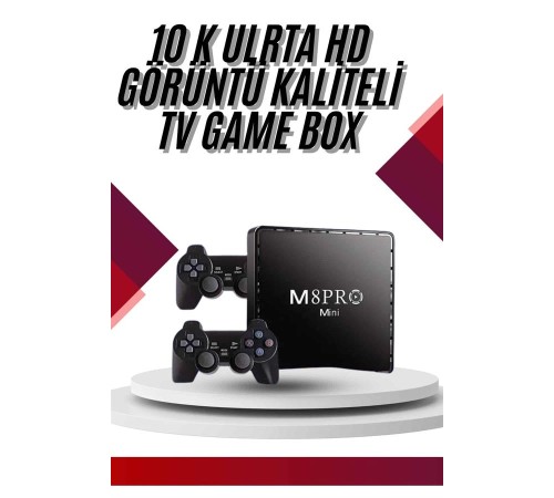 10K Ultra Hd Video Oyun Konsolu Android Tv Box 2.4g Game Stick