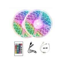 10M Şerit Led İç Mekan Renkli Rgb Şerit Led Kumandalı