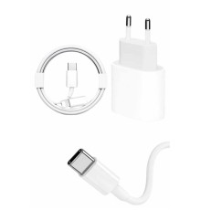 15/Pro/Pro Max 25W İOS Uyumlu Hızlı Şarj Aleti Adaptörlü Beyaz