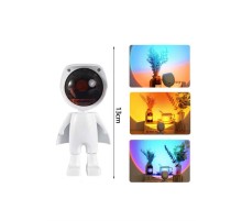 180 Derece Dönebilen Astronot Masa ve Gece Lambası Projektör