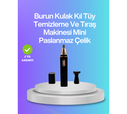 Sessiz çalışan tüy düzeltici burun ve kulak makinesi
