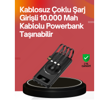 22.5W Hızlı + 15W Kablosuz Şarj – Akıllı Powerbank ile Her An Enerji