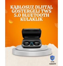 1800 mAh Güçlü Şarj Kutusu ile Bluetooth Kulaklık Seti