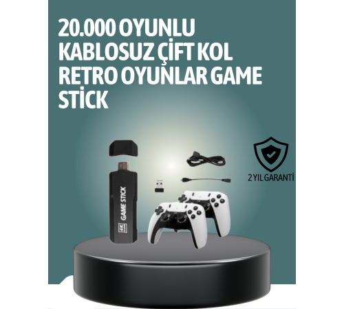 Çoklu Oyun Seçenekli TV Bağlantılı Oyun Konsolu