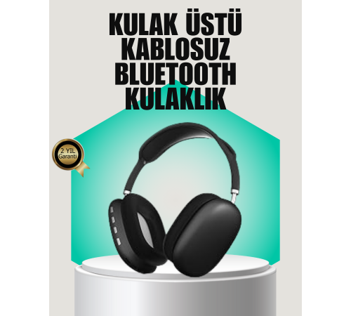 Stereo Ses Kaliteli Bluetooth Kulaklık | Katlanabilir ve Ergonomik Tasarım