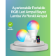 9 Watt Beyaz Işık ve Renk Ayarlı Akıllı LED Ampul