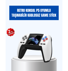 520 Oyunlu Taşınabilir Retro Oyun Konsolu | P5 GamePad