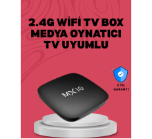 4K UHD Android Medya Oynatıcı 8 GB Hafıza 2 GB RAM Wi-Fi Destekli