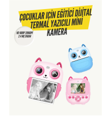 2.4” Ekranlı Mini Kamera – 1080p Kayıt + Mürekkepsiz Yazdırma