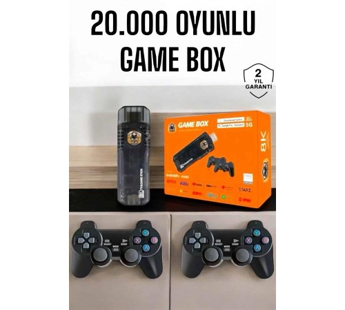 20.000 Oyunlu Premium Model Oyun Konsolu 8k Android Tv HD Game Stick