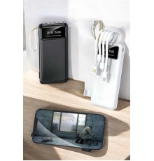20.000 Mah Led Işıklı LCD Ekran USB Girişli Type-C Lightning Powerbank