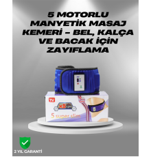 20 Mıknatıslı Gelişmiş Zayıflama Kemeri – Kas Gevşetici ve Selülit Azaltıcı Etki