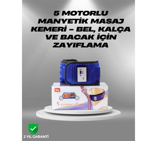20 Mıknatıslı Gelişmiş Zayıflama Kemeri – Kas Gevşetici ve Selülit Azaltıcı Etki