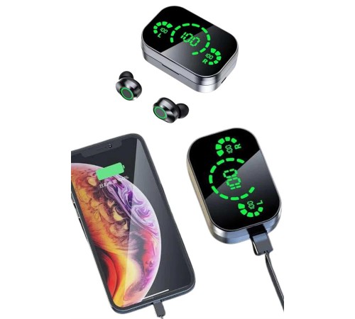 2025 Model Bluetooth Kulaklık Telefon Şarj Edebilen Çağrı Cevaplama Dijital Göstergeli