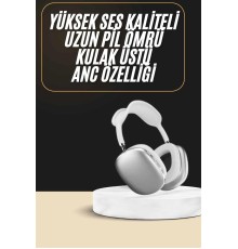 2025 Model Kulak Üstü Kablosuz Bluetooth Kulaklık Gürültü Azalta Uzun Pil