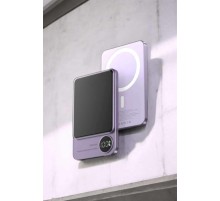 22.5W Magsafe Kablosuz Şarjlı Powerbank Dijital Ekran ve Hızlı Şarj