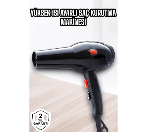 2200 Watt Profesyonel Saç Kurutma Makinesi Güçlü ve Dayanıklı Tasarım