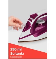 2200W Seramik Kaplama Estetik Tasarımı 360 Derece Dönebilir Kablosu
