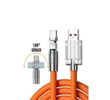 3 İn 1 Süper Hızlı Şarj Kablosu Android ve İOS Uyumlu Silikon Şarj Kablosu