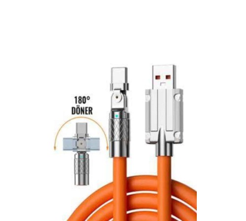 3 İn 1 Süper Hızlı Şarj Kablosu Android ve İOS Uyumlu Silikon Şarj Kablosu