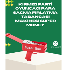 Elektrikli Money Gun Oyuncak Parti Tabancası