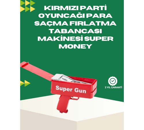 Elektrikli Money Gun Oyuncak Parti Tabancası