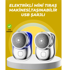 Taşınabilir, cep boyunda, şarjlı elektrikli tıraş makinesi