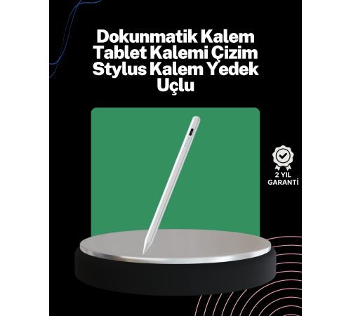 Akıcı Yazı ve Çizim için Eğim Sensörlü Dijital Kalem – 20 Saat Kesintisiz Kullanım