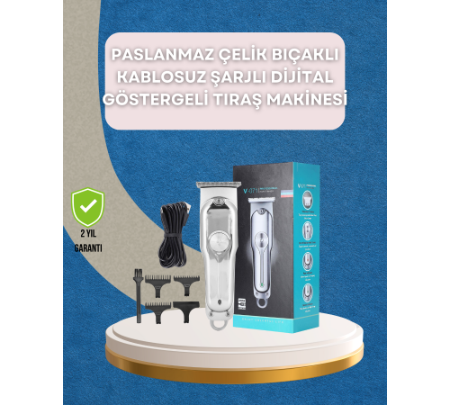 Saç ve Sakal Kesme Makinesi – Şarjlı, Profesyonel Performans, Ayarlanabilir Uzunluk