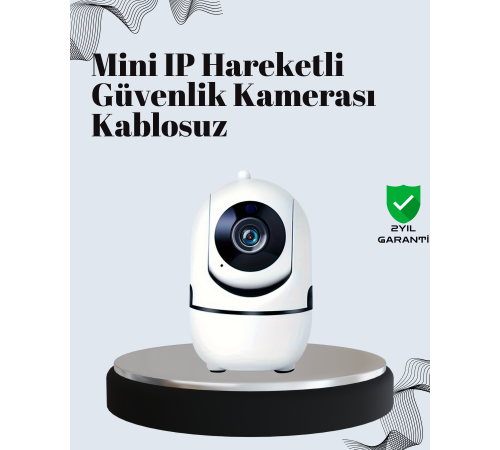 Akıllı Kontrol ve Hareket Takipli 1080P Kablosuz Güvenlik Kamerası – Gece Görüşlü ve İki Yönlü Sesli