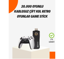 Kablosuz Retro Oyun Konsolu – 30.000+ Oyun ve HD Görüntü ile Kesintisiz Eğlence