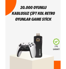 Kablosuz Retro Oyun Konsolu – 30.000+ Oyun ve HD Görüntü ile Kesintisiz Eğlence
