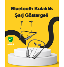 Y12 Bluetooth Boyun Bantlı Kulaklık – 100 Saat Pil, Bluetooth 5.3, Dokunmatik Kontrol