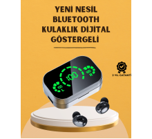 LED Ekranlı Kablosuz Kulaklık – Gürültü Önleyici Mikrofon ve Dokunmatik Özellikli