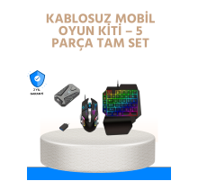 Bluetooth 5.3 Mobil Oyun Kiti – PUBG ve CODM İçin 5 Parça Set